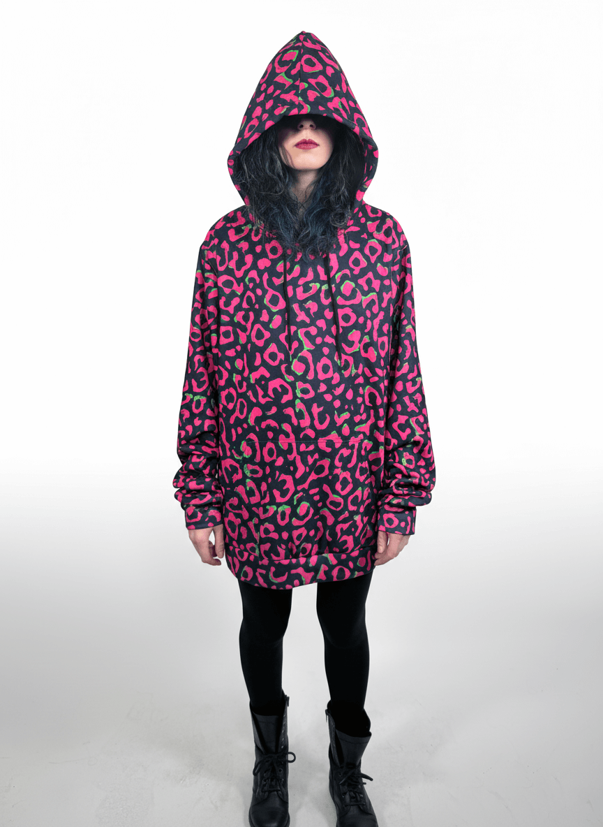Neon//Cheetah Hoodie