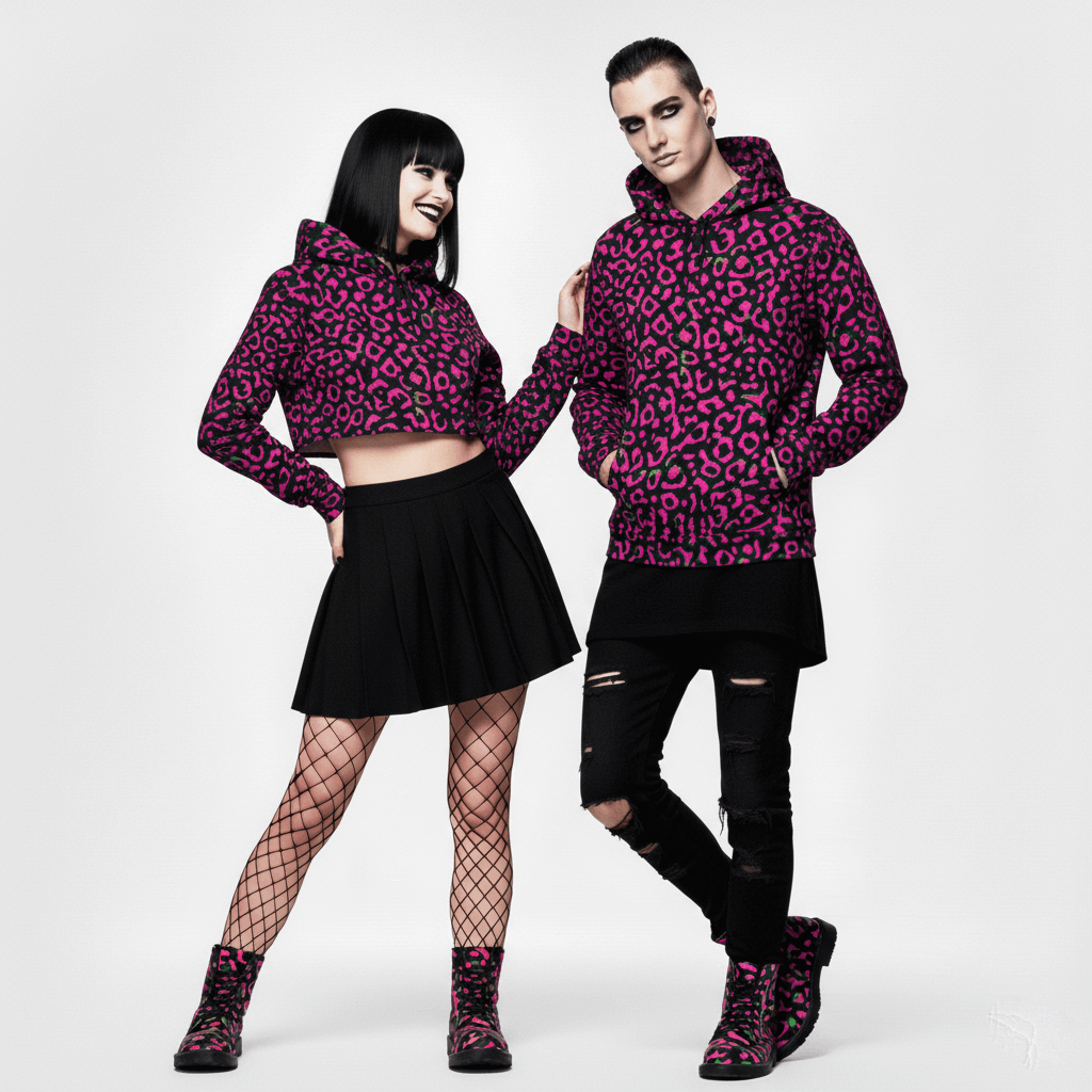Neon//Cheetah Hoodie