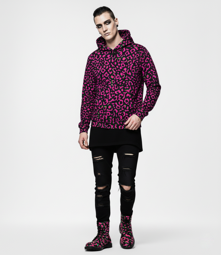 Neon//Cheetah Hoodie