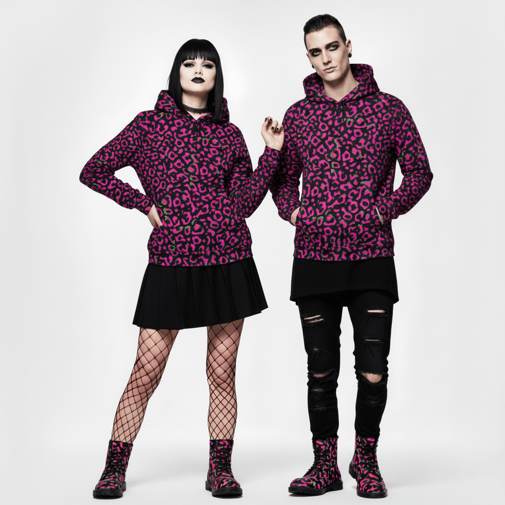 Neon//Cheetah Hoodie