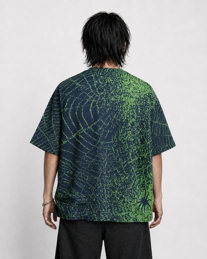 code//spider drop shoulder tee