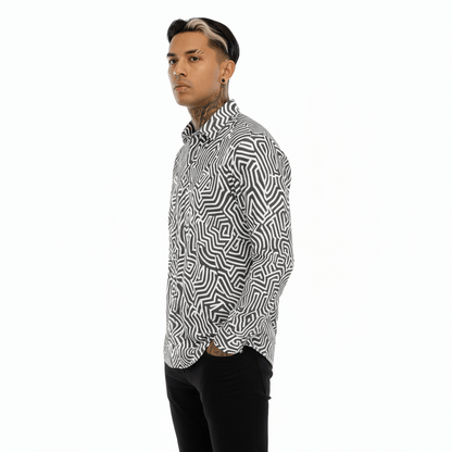 Labyrinth//Lines long sleeve