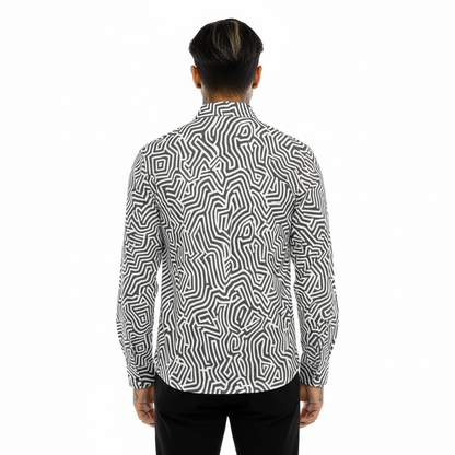 Labyrinth//Lines long sleeve