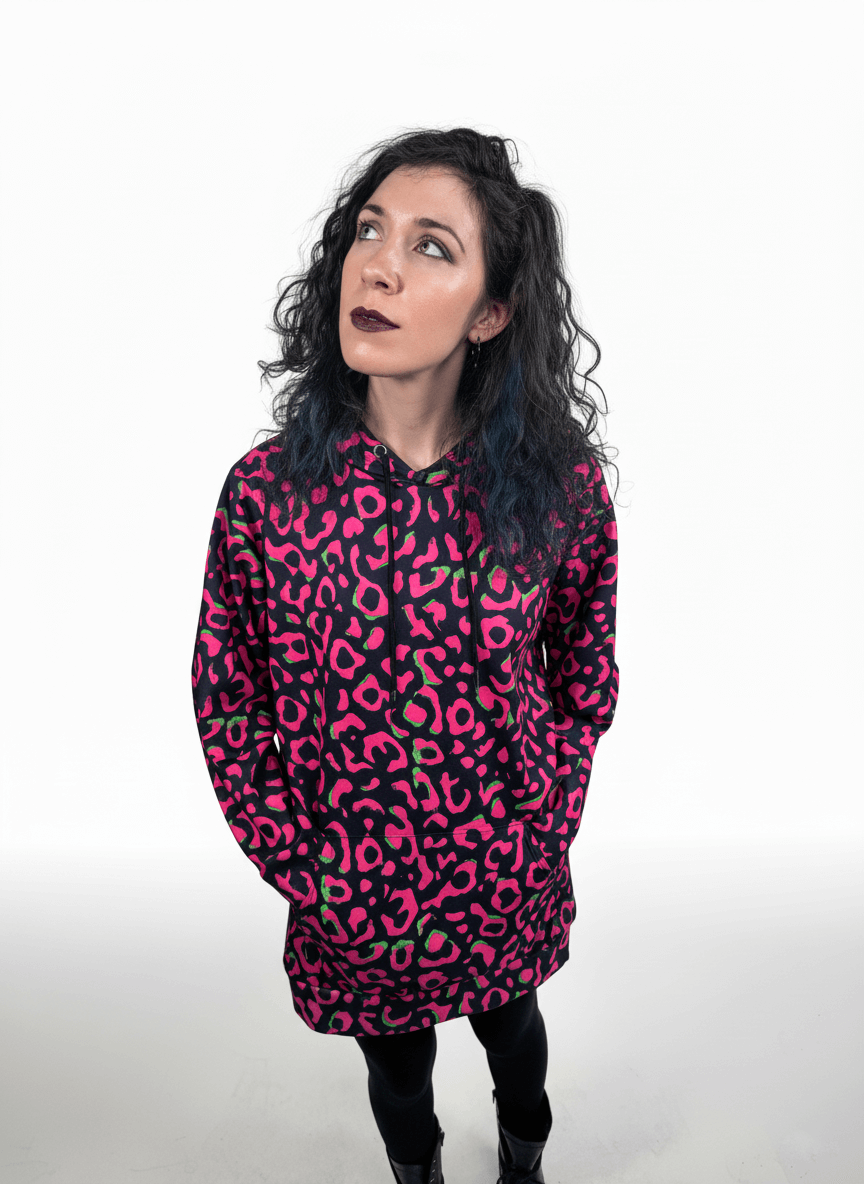 Neon//Cheetah Hoodie