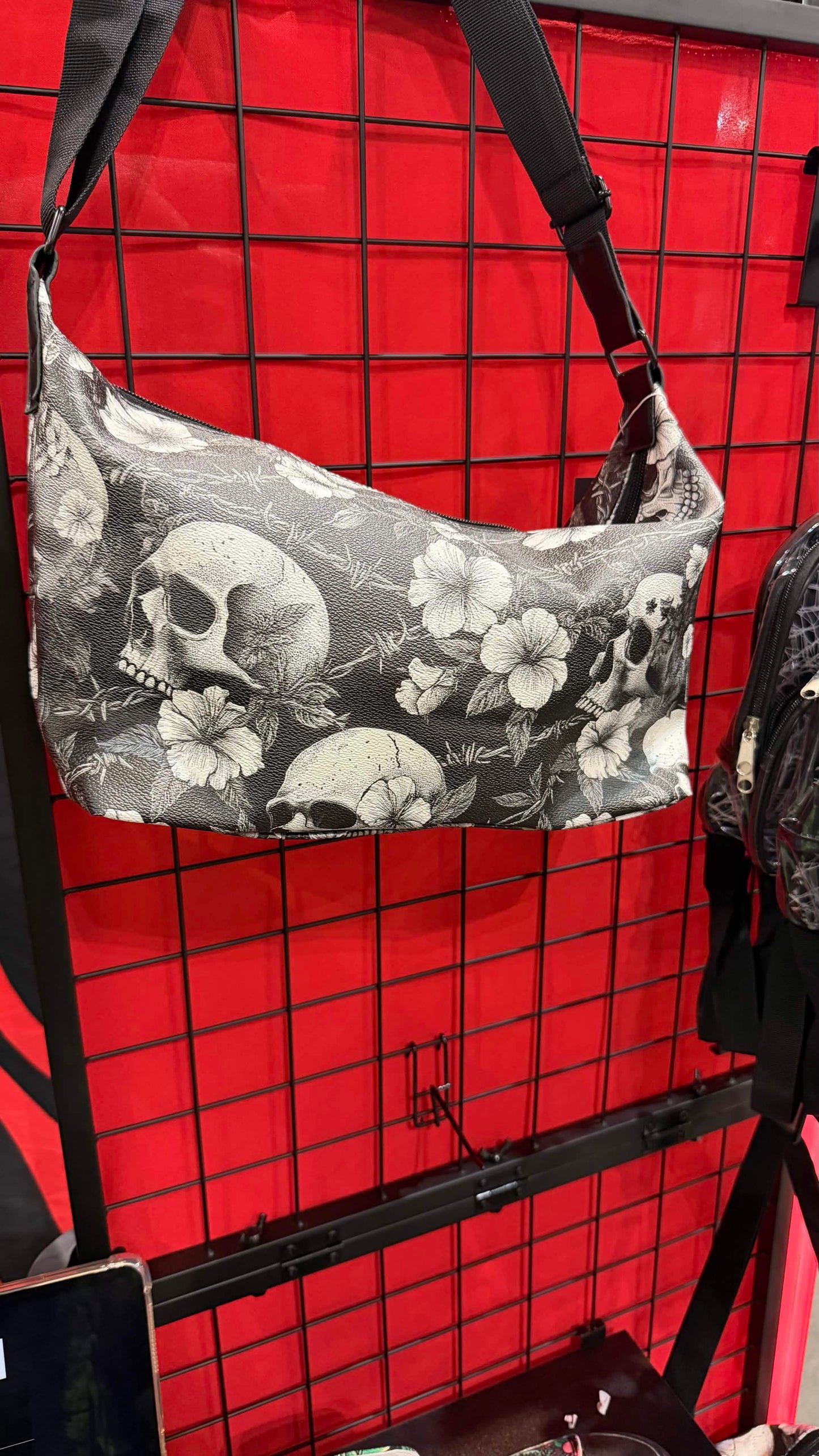 barbed//bloom shoulder sling purse