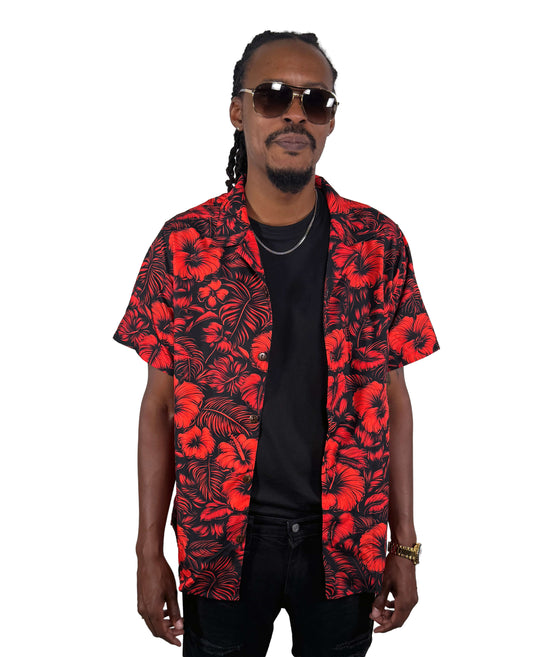 Flora Obscura Hawaiian Shirt [[LavaLuau x Triskeleton Collab]]