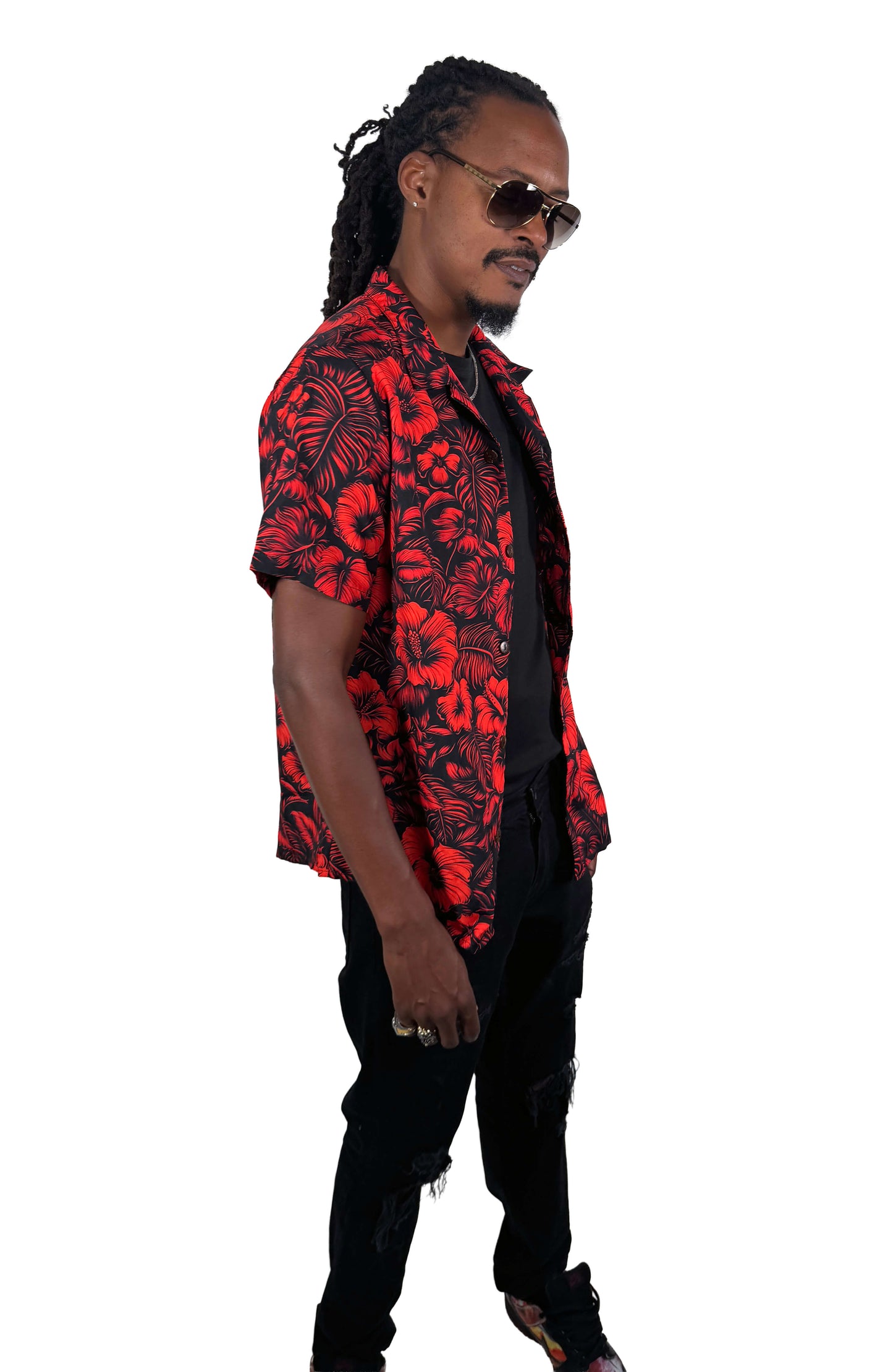 Flora Obscura Hawaiian Shirt [[LavaLuau x Triskeleton Collab]]