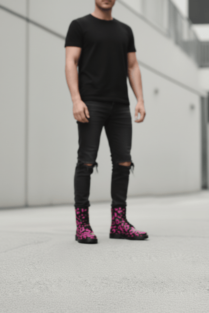 Neon//Cheetah Stomp Boots