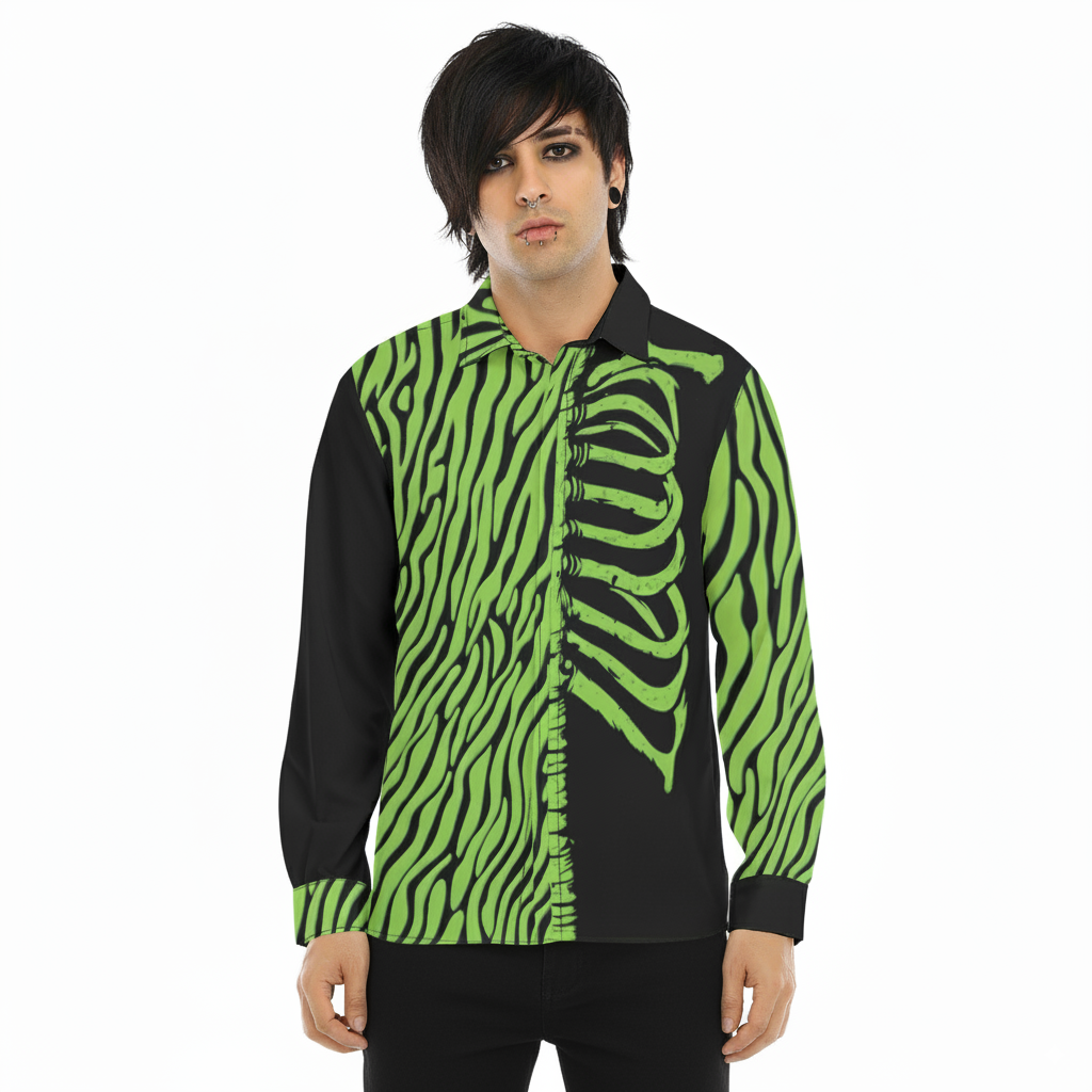 Caged//Animal Button Down