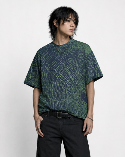 code//spider drop shoulder tee