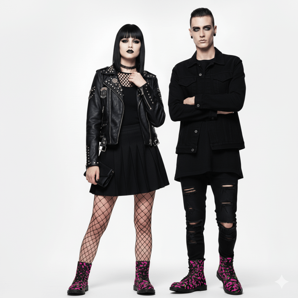 Neon//Cheetah Stomp Boots