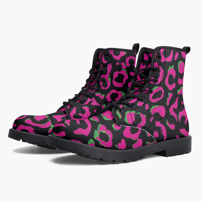 Neon//Cheetah Stomp Boots