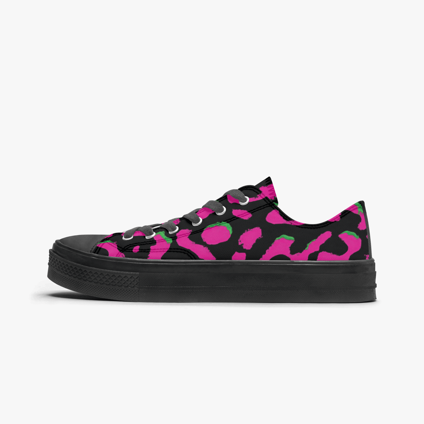 Neon//Cheetah low tops