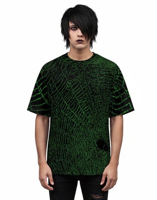 code//spider drop shoulder tee