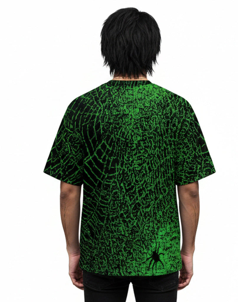 code//spider drop shoulder tee