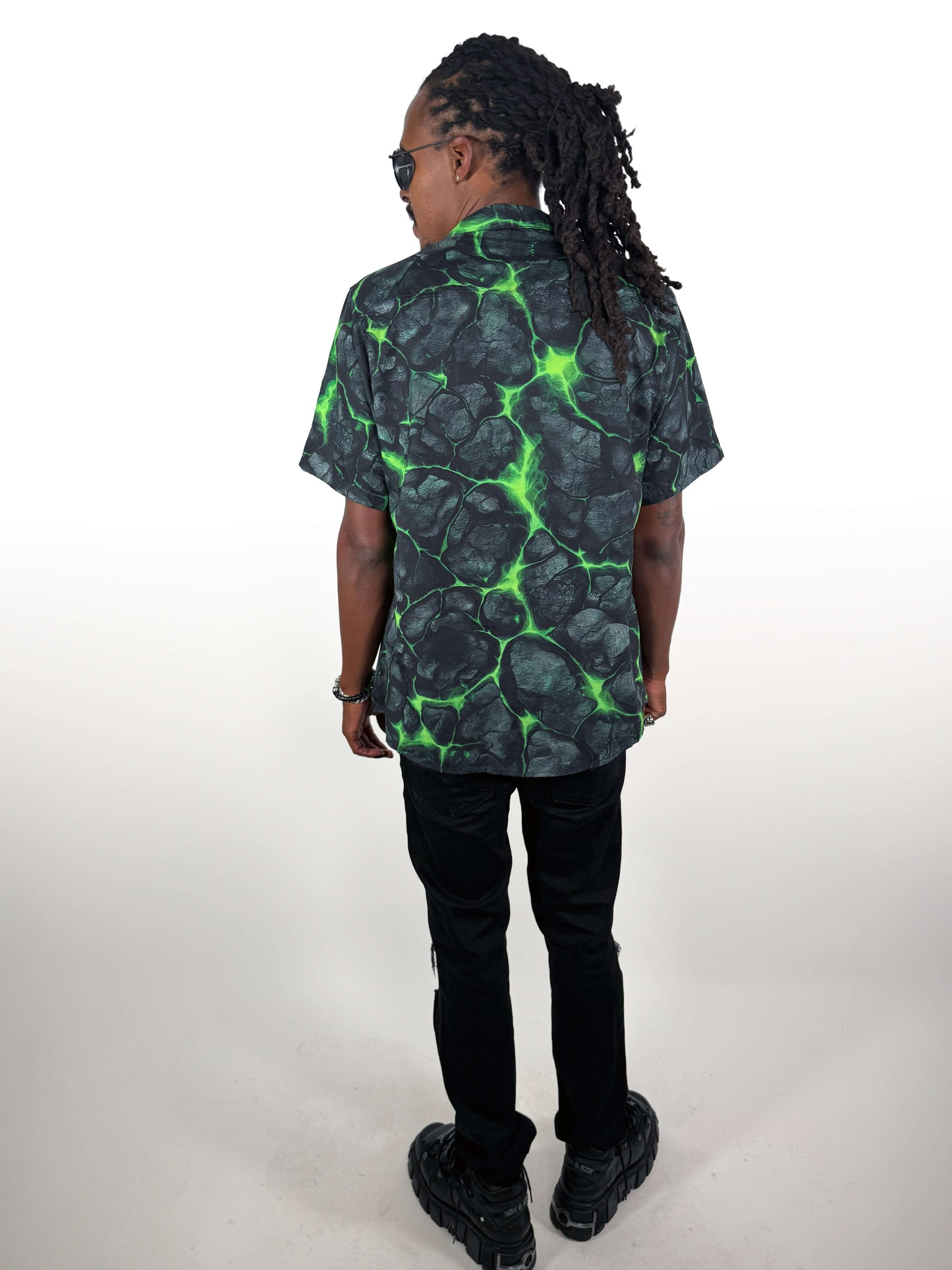 Acid Bloom Hawaiian Shirt [[LavaLuau x Triskeleton Collab]]