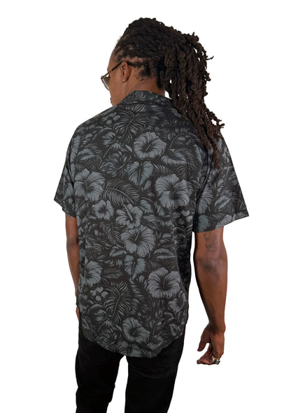 Nānahu Obscura Hawaiian Shirt [[LavaLuau x Triskeleton Collab]]