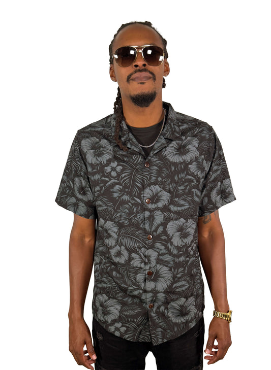 Nānahu Obscura Hawaiian Shirt [[LavaLuau x Triskeleton Collab]]