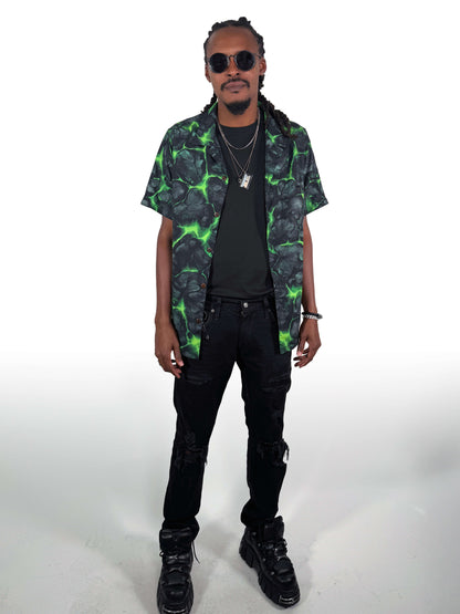 Acid Bloom Hawaiian Shirt [[LavaLuau x Triskeleton Collab]]