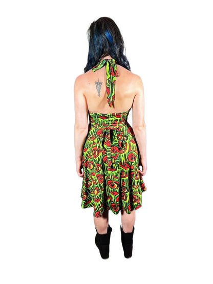 Eye//Drip Women’s Halter Dress