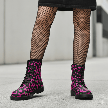 Neon//Cheetah Stomp Boots