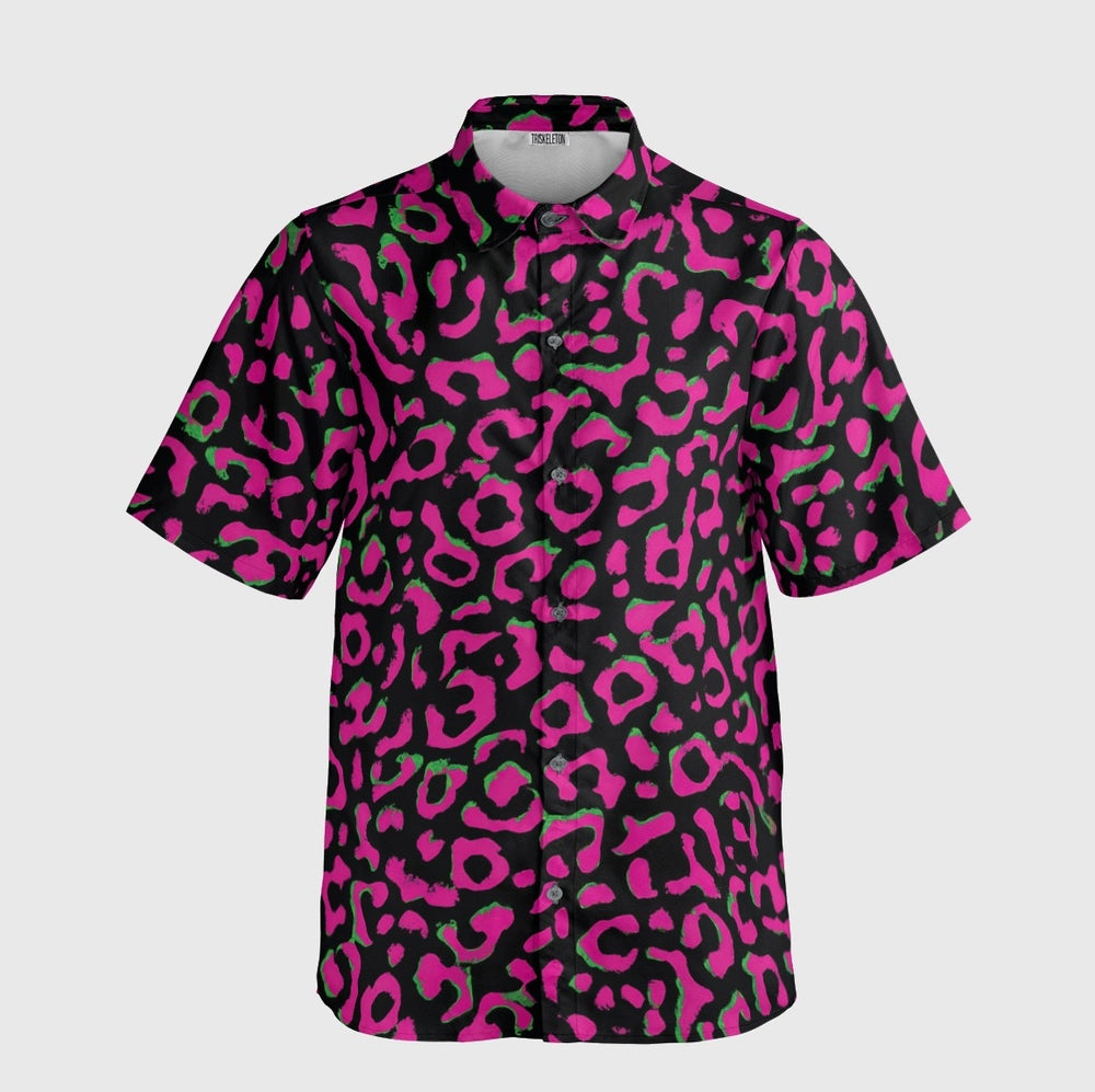 Neon//Cheetah Buttondown