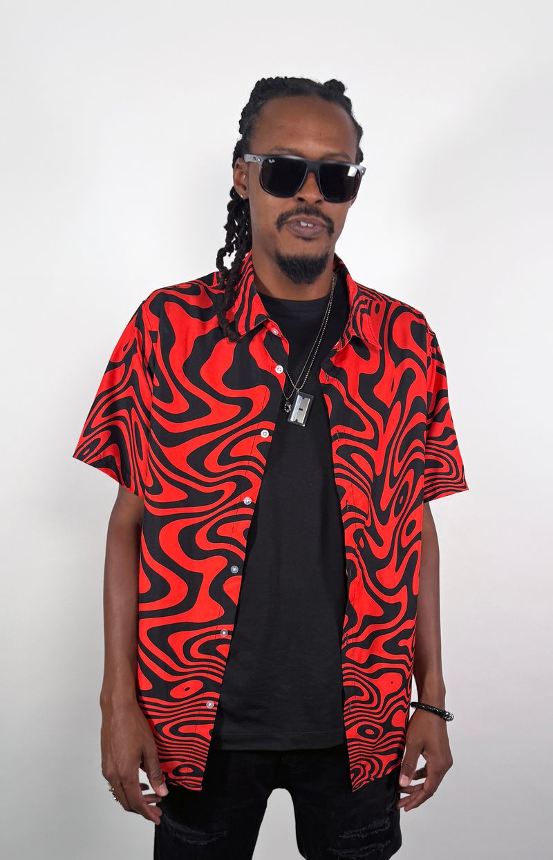 Psycho//Stripes Buttondown Shirt