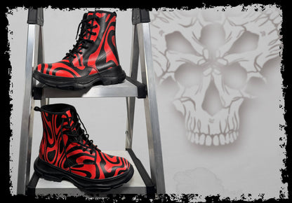 Psycho//Stripes Boots