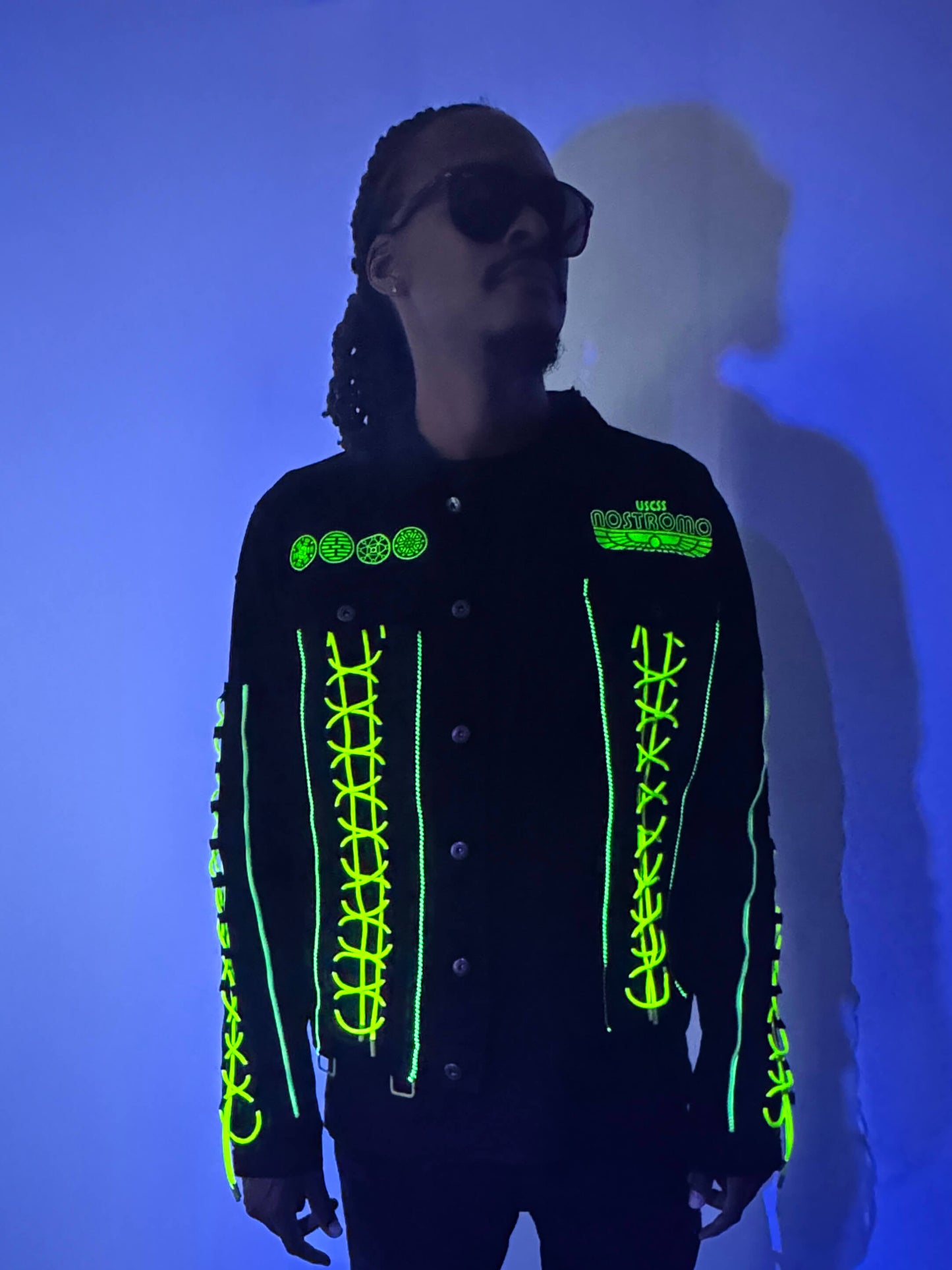 Alien//Battle Jacket [[Upcycled Art Jacket]] [[One-of-One]]
