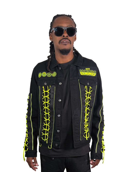 Alien//Battle Jacket [[Upcycled Art Jacket]] [[One-of-One]]