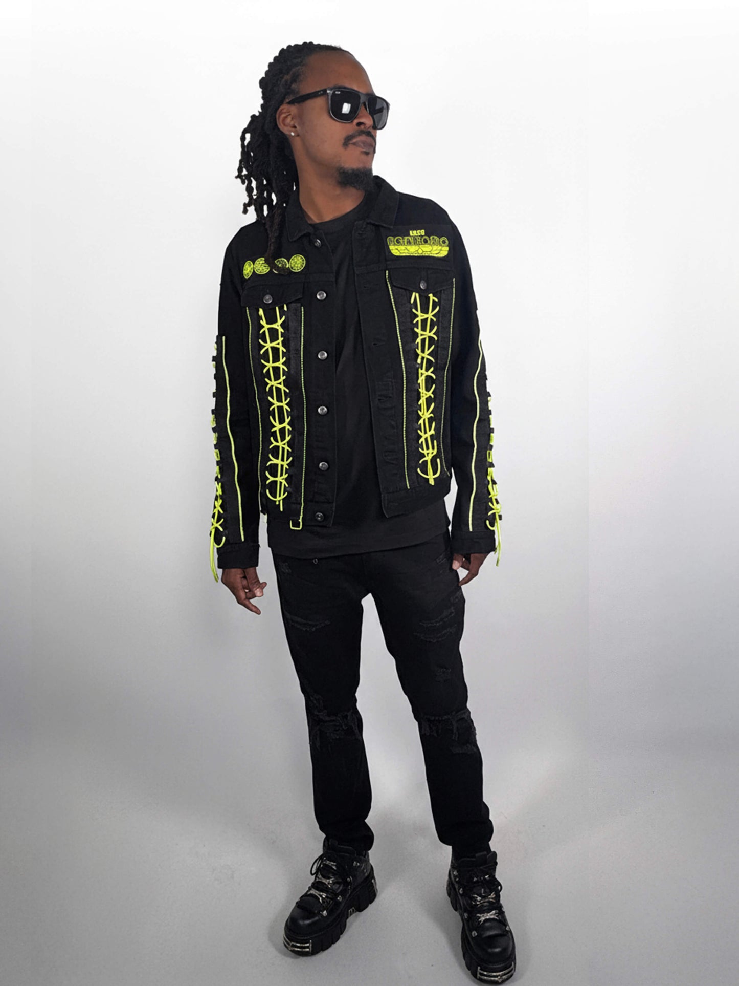 Alien//Battle Jacket [[Upcycled Art Jacket]] [[One-of-One]]