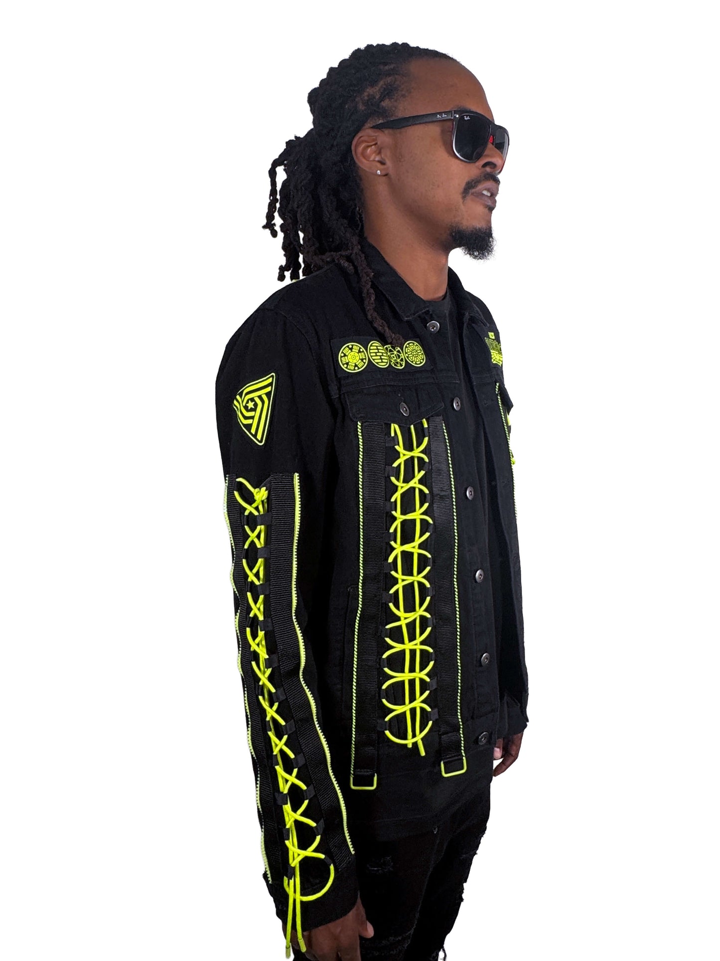Alien//Battle Jacket [[Upcycled Art Jacket]] [[One-of-One]]