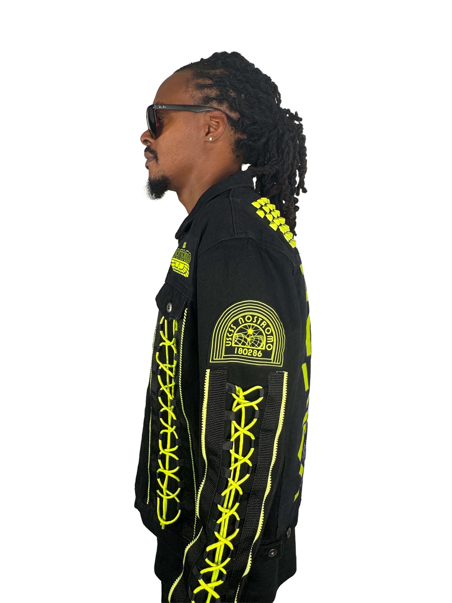 Alien//Battle Jacket [[Upcycled Art Jacket]] [[One-of-One]]