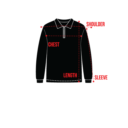 Barbed//Zipped Long Sleeve [[Low Stock]]
