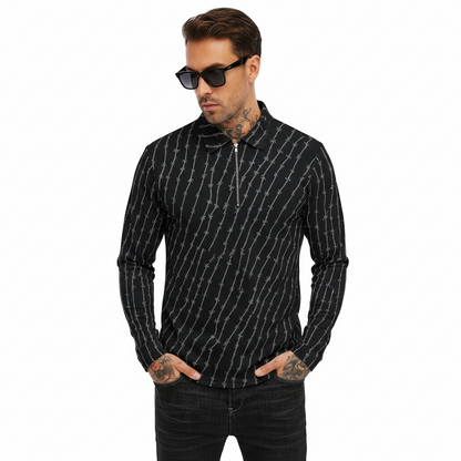 Barbed//Zipped Long Sleeve [[Low Stock]]