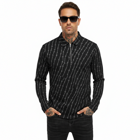 Barbed//Zipped Long Sleeve [[Low Stock]]